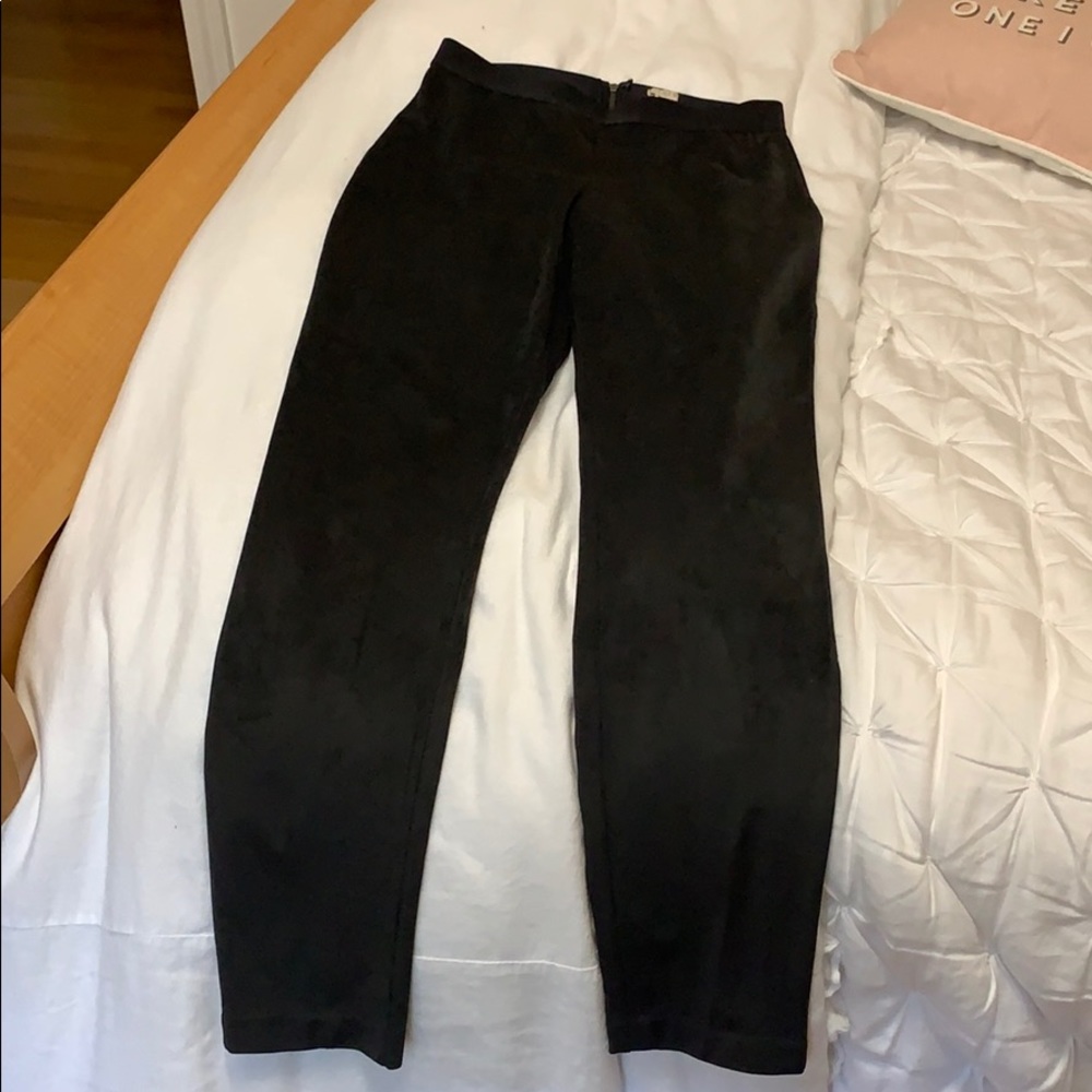 J. Crew Faux-suede Gigi pant